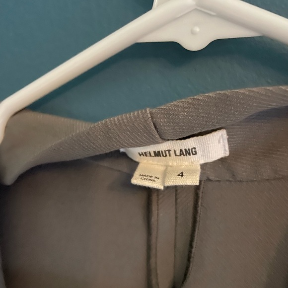 Helmut Lang wrap Pixel gray dress 4 small - Picture 4 of 7